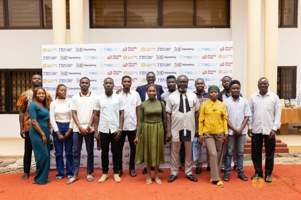 Young adults at a Paradigm Shift event in Ghana